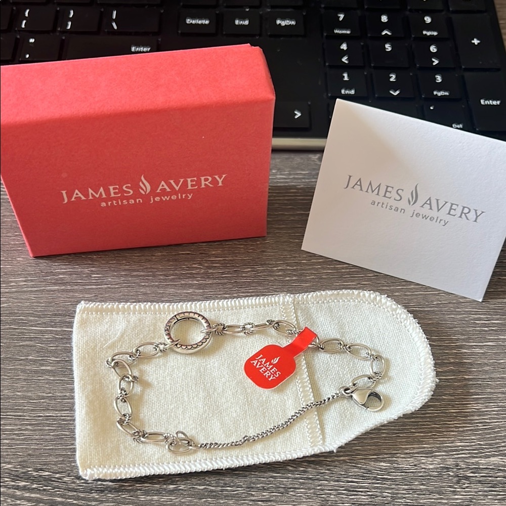 James Avery Silver Charm Bracelet